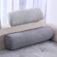 thumbnail image 2 of Neck Roll Pillow Round Cervical Support Spine Pillow Gray, 2 of 7