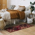 thumbnail image 4 of Ottomanson Non-Slip Hallway Runner Rug 20" x 59" Perfect for High Traffic Areas, Red Oriental, 4 of 8