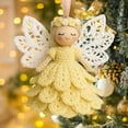 thumbnail image 4 of dajkiuy DIY Crochet Angel Ornament Kit, Crochet Craft Kit for Beginners, Christmas Tree Decoration, Crochet Doll Hanging Ornament, Home Party Decor, 4 of 9
