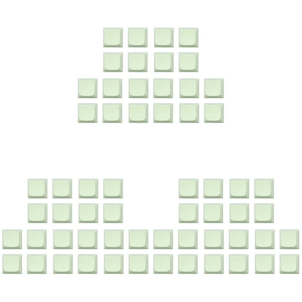 60 Teclas XDA Perfil PBT Tapa de Teclas del Teclado MecáNico 1U 1X Tapa de Teclas Personalizadas en con Estampado de Bolas Mx Interruptores XDA , F