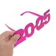 thumbnail image 3 of OULII 2025 New Year Party Eyeglasses Rosy Color Light Decorative Party Accessory, 3 of 8