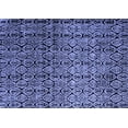 thumbnail image 1 of Ahgly Company Machine Washable Indoor Rectangle Abstract Blue Modern Area Rugs, 2' x 3', 1 of 4
