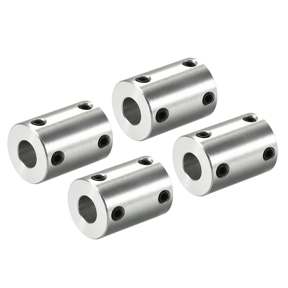 8mm to 8mm Bore Rigid Coupling 25mm Length 18mm Diameter Aluminum Alloy