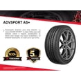 thumbnail image 2 of Llanta YOKOHAMA 235/45R18 98W Advsport As+, 2 of 2