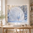thumbnail image 5 of White Peacock in Snowy Forest, Serene Illustration for Nature Lovers, Winter Garden Wall Decor, Christmas Gift Tapestry Wall Hanging for Bedroom and Living Room, 5 of 7