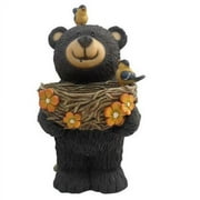 Alpine Bear Statue with Bird Feeder