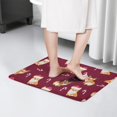 thumbnail image 4 of Christmas Corgi Flannel Non Slip Door Rugs,Washable Door Mats Indoor,Decorative Door Mats,Dirt-Resistant and Absorbent Doormat for Entrance,Bedroom,Kitchen,Bathroom,23.5x16in(60x40cm), 4 of 5