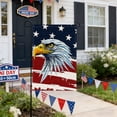 thumbnail image 6 of AZXY 4th of July Garden Flag 15.7x23.6 Inch Double Sided Patriotic Bald Eagle Stars and Stripes Outdoor Yard Decorations, 6 of 7