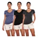 thumbnail image 1 of Paquete 3 Playera Mujer Dama Cuello V 100% Algodon Alfani, 1 of 8
