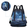 thumbnail image 5 of FORMRS Women's Travel Backpack Purse Anti-Theft Hidden Pockets Casual Shoulder Bag, Window Space, 5 of 7