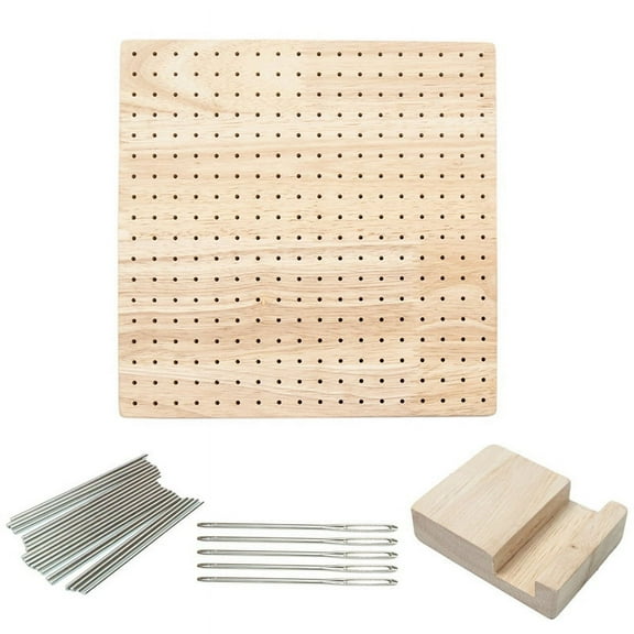 Knitting Blocking Board, Locking Board for Granny Square, Crochet Blocking Boards for Knitting with Rod Pins and Needles