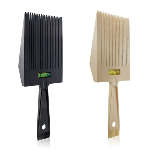 black Men Flat Top Guide Comb Haircut Clipper Comb Barber Shop Hairstyle Tool Hair Cutting Tool Salon Hairdresser Supplies Accessory
