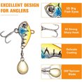 thumbnail image 5 of 5pcs Fishing Lures Tail Spinners Metal Shad Lure Blade Baits for Bass Long Cast Bait Trout Pike Freshwater Saltwater, 5 of 8