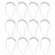 thumbnail image 1 of Ganchos para cortina de ducha Yuarrent 12 piezas Acero inoxidable rodantes, 1 of 6