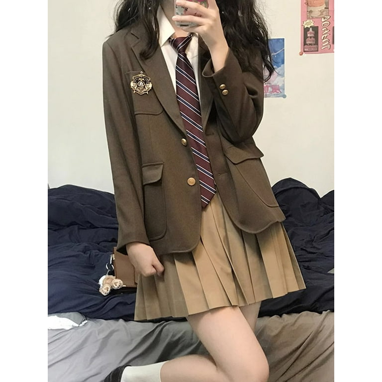 Korean style suit jacket student female college style jk