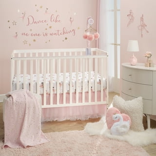 Pink and gold nursery bedding 2025