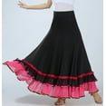 thumbnail image 2 of Long Ruffle Standard Ballroom Smooth Dance Praise Skirts for Sale, 2 of 3