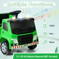 thumbnail image 5 of OLAKIDS Ride on Car, 6V Recycling Garbage Truck Electric Vehicle with Music, Horn, Warning Lights, Recycling Accessories Included, Toddlers Battery Powered Trash Toy for Boys Girls (Green), 5 of 10