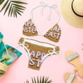 thumbnail image 6 of Easter Font Swimwear Bikini Set with Detachable Sponge & Adjustable Strap, Two-Pack for Beach & Pool Parties, 6 of 6