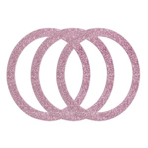 Uxcell Magnetic Adapter Ring, Magnetic Wireless Charger Conversion Kit Pink