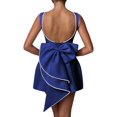 thumbnail image 1 of Vestido de cóctel Aosadin Mini Prom Satin Royal Blue para mujer, 1 of 6