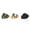 Beige/Blk/ArmyGrn, variant on Casual Unisex Cotton Canvas Belt - Double Hole Grommet Web Belt for Men and Women -3 Pack (CamoBlk/Brown/Camo green, X-Large)