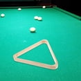 thumbnail image 4 of HOOWIFFY 1Pack Light Yellow Wooden Pool Triangle Rack For Pool Table Accessories And Game Room, 4 of 8