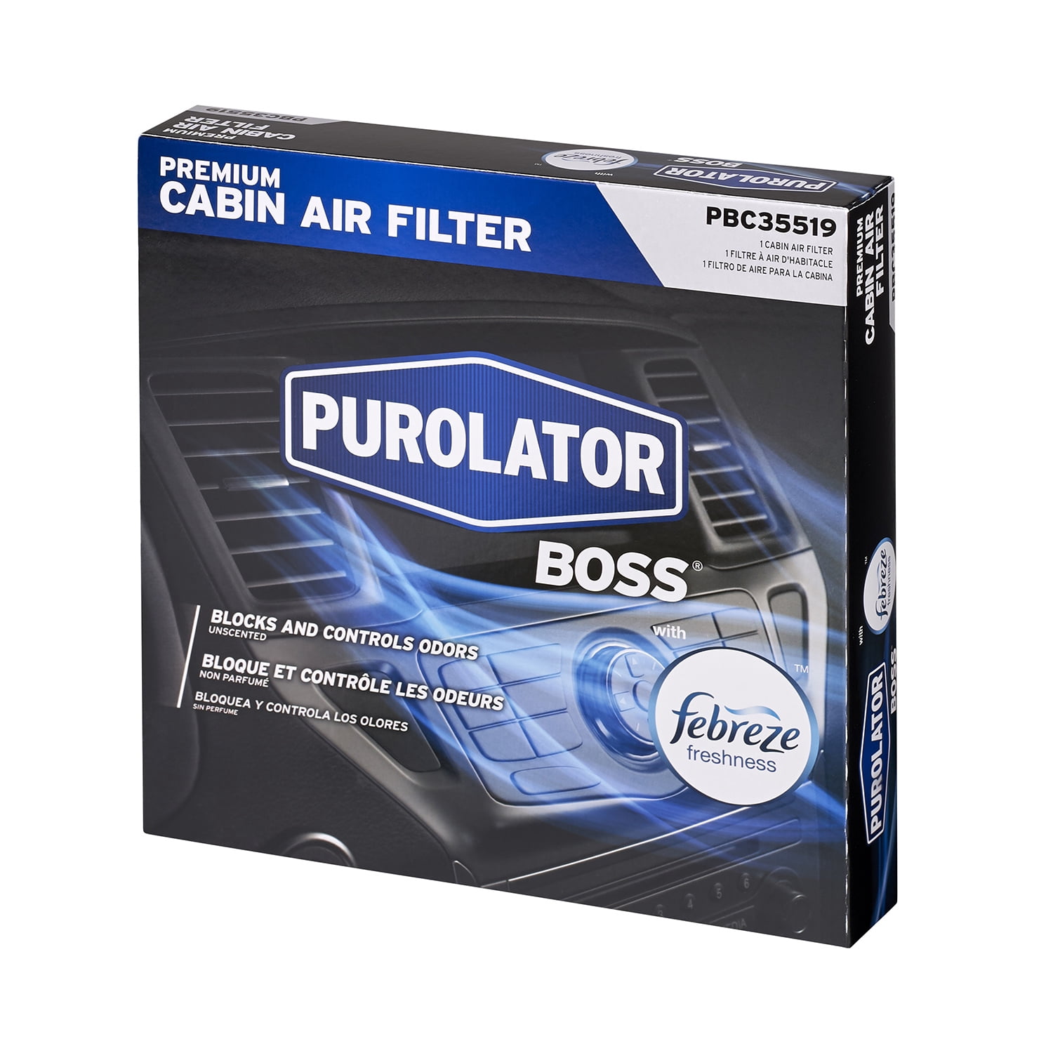 Purolator Cabin Air Filter with Febreze Freshness Purolator BOSS PBC35519 for Acura, Honda