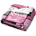 thumbnail image 5 of Birthday Gifts for Women Throw Blanket 60"X50", Happy Birthday for Women Funny, Gifts for Women Birthday Unique, Womens Birthday Gift Ideas for Her Girls Friend Mom Sister Wife Grandma Female Woman, 5 of 5