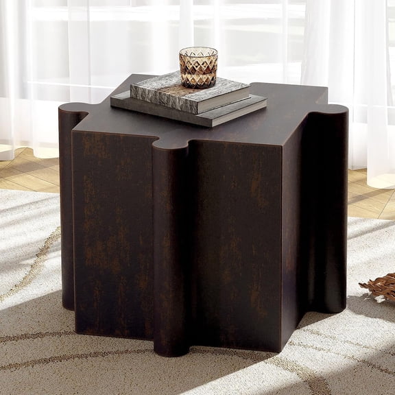 LQLI Modern Puzzle Shape Coffee Table, Artistic Side Table & Fashion Modular End Tables for Living Room, Indoor, Outdoor, Functional Design, No Assembly Required