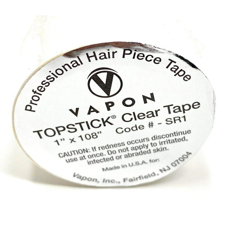 Vapon Topstick - Clear Hairpiece Tape, Double-Sided Tape