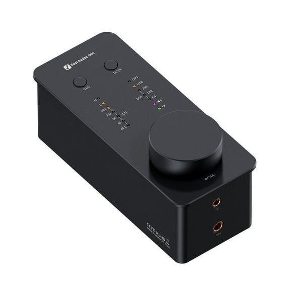 Fosi Audio SK02 DAC Amp Headphone Amplifier Desktop USB C to AUX Digital for Home Audio System