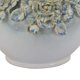 thumbnail image 4 of Maceta Benzara Rox, 30 cm, cerámica blanca, diseño floral, 4 of 5