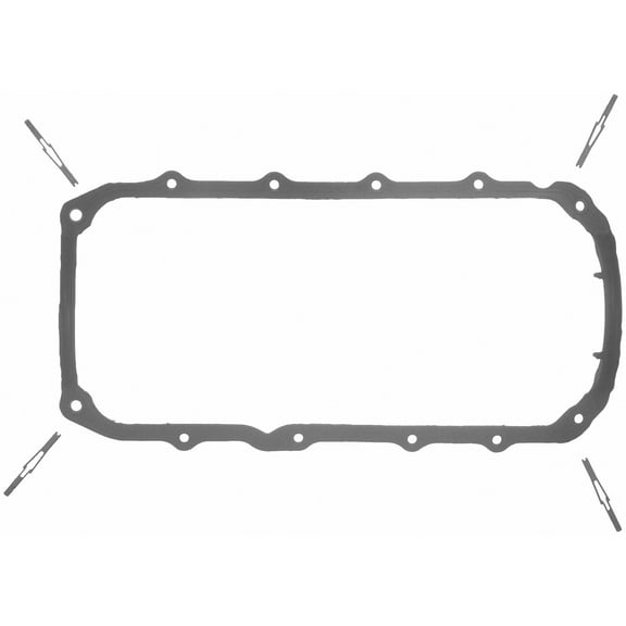 FEL-PRO OS 34501 R Oil Pan Gasket Set Fits select: 1982-1993 CHEVROLET S TRUCK, 1982-1995 CHEVROLET CAMARO