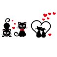 thumbnail image 2 of Animal Heart Switch Wall Sticker Cartoon PVC Decals Wall Sticker Vinyl Vinyl Home Room Window Door Wallpaper, 2 of 8