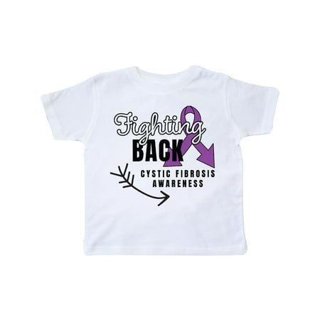 

Inktastic Cystic Fibrosis Awareness Fighting Back with Arrow Gift Toddler Boy or Toddler Girl T-Shirt