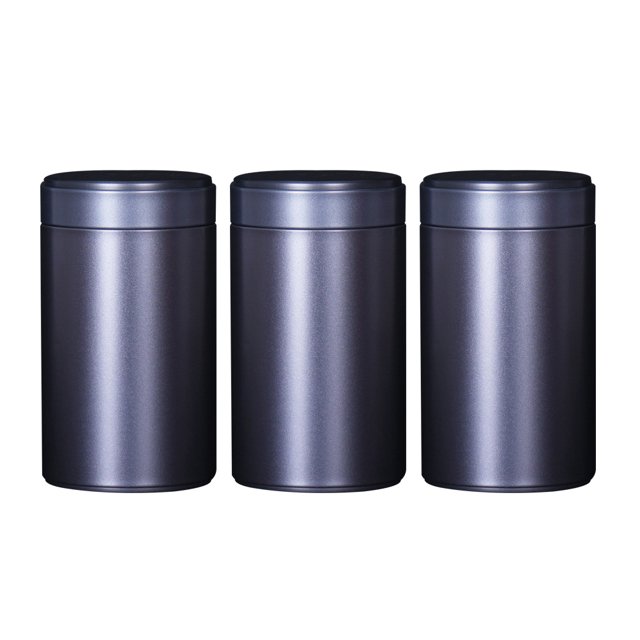3PCS Round Shape Metal Can Universal Sealed Storage Jar Delicate Tinplate Empty Iron Can Portable Tea Packaging Containe