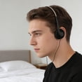 thumbnail image 4 of BESTYASH Black Vintage Wired Over-Ear Headphones with Sound Quality and Comfortable Fit for Extended Listening, 4 of 8