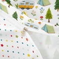 thumbnail image 4 of Catabedysis Floral Camping Bedding,Caravan Tent Pattern Duvet Cover Full For Boys,Multicolor,Polkadot Reversible,3 Pieces,1 Duvet Cover and 2 Pillowcases, 4 of 6