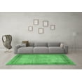 thumbnail image 3 of Ahgly Company Indoor Square Persian Emerald Green Traditional Area Rugs, 6' Square, 3 of 4