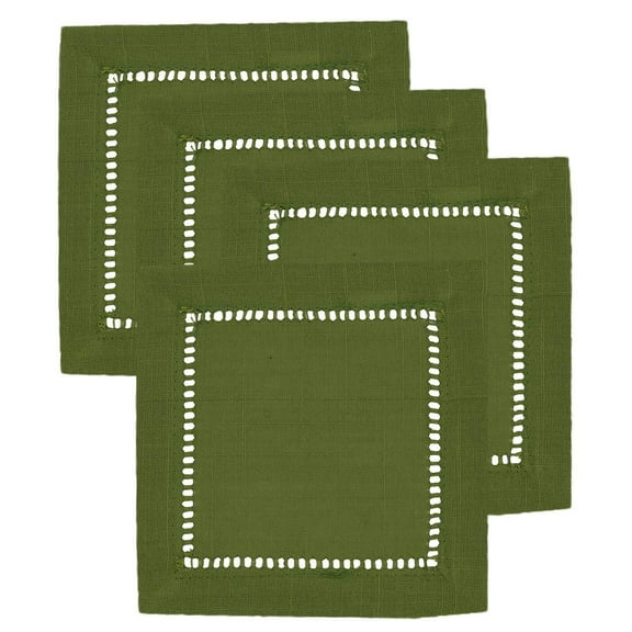 Fennco Styles Classic Hemstitch Design Table Linen Collection