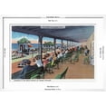 thumbnail image 5 of Art.com Hampton Beach, NH, Listening to the Band on the Casino Veranda Scene Art Print by Lantern Press, White Frame Wall Art, 29" x 21", 5 of 5