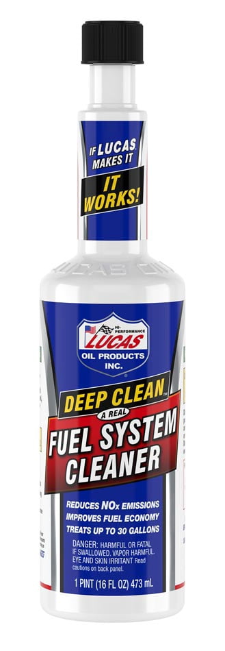 (6 pack) Lucas Oil 10512 Deep Clean Fuel System Cleaner Performance Additive 16 Ounce