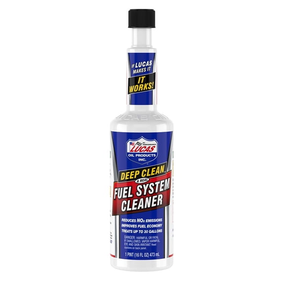 Lucas Oil 10512 Deep Clean Fuel System Cleaner Performance Additive 16 Ounce