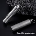 thumbnail image 5 of Small Portable Titanium alloy Pill Box Keychain, Waterproof Metal Pill Bottle for Outdoor Camping, 5 of 5