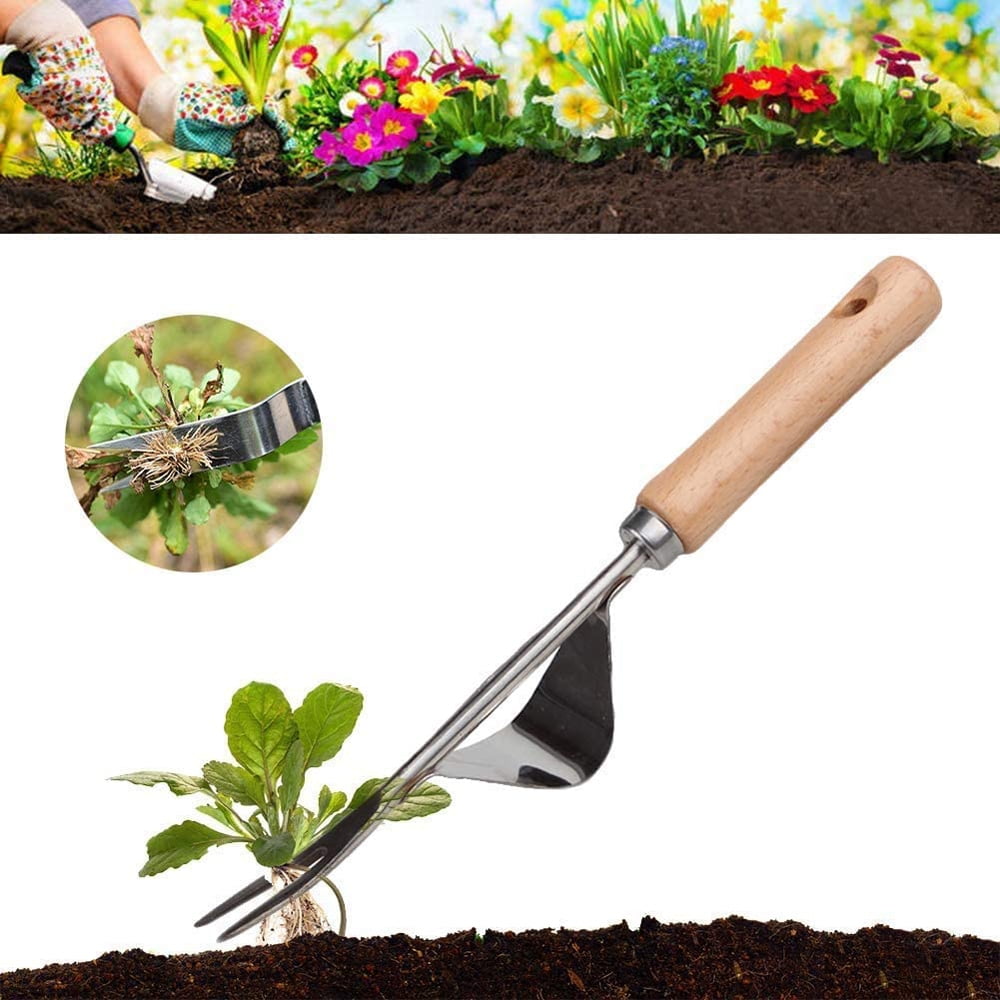 / Stainless Steel Manual Weeder Home Garden Hand Weeder Stainless Manual Weed Puller for Homes Garden