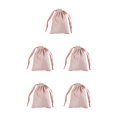 thumbnail image 1 of Youkk Super Soft Jewelry Bags Must-Have Storage Solution Easy To Drawstring Bags pink 5Set, 1 of 6