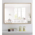 thumbnail image 4 of Metal frame Rectangle Mirror 24 inch Silver, 4 of 7