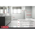 thumbnail image 5 of Delta 79908-KS Pivotal Bath 8" Hand Towel Bar Black Stainless Steel Finish, 5 of 6