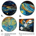 thumbnail image 3 of Designart "Plane Embarking on a Cosmic Sojourn" Transportation Floater Framed Wall Art Print, 3 of 7